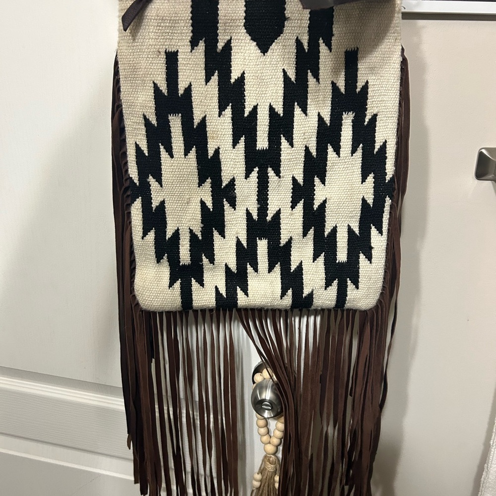NEW American Darling Bag with Fringe & Leather Conceal and Carry. Saddle Purse - Picture 3 of 9
